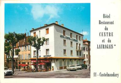 CPSM FRANCE 11 "Castelnaudary, Hotel restaurant du Centre et du Lauragais"