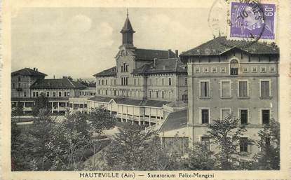 CPA FRANCE 01 "Hauteville lompnes, le sanatorium"