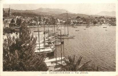 / CPA FRANCE 83 "Sanary sur Mer, vue générale"