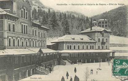 CPA FRANCE 01 "Hauteville lompnes, le sanatorium et a galerie de repos"