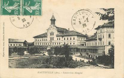 CPA FRANCE 01 "Hauteville lompnes, le Sanatorium Mangini"