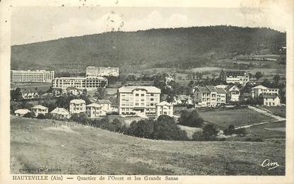 CPA FRANCE 01 "Hauteville lompnes, le quartier de l'Orcet et les grands Sanas"