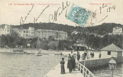 / CPA FRANCE 83 "La Seyne sur Mer, station de Tamaris"