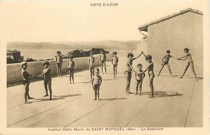 / CPA FRANCE 83 "Saint Raphaël, institut Hélio Marin"