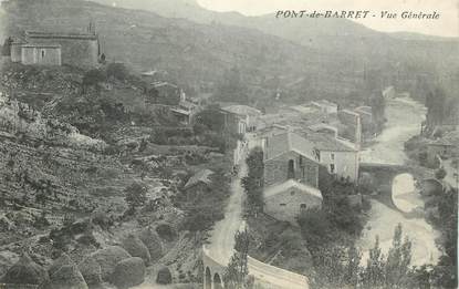 CPA FRANCE 26 "Pont de Barret, vue générale"