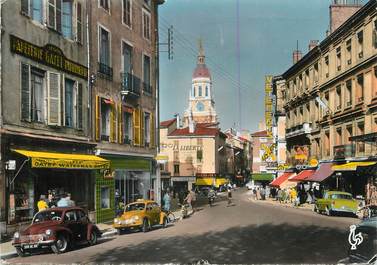 / CPSM FRANCE 01 "Bourg, la rue Alsace Lorraine" / COMMERCE