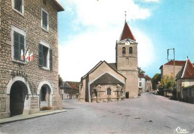 / CPSM FRANCE 01 "Lhuis, place de l'église"