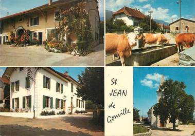 / CPSM FRANCE 01 "Saint Jean de Gonville" / VACHE