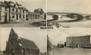 95 Val D'oise / CPSM FRANCE 95 "Bezons, l'hôtel de ville, le pont sur la Seine et la cité du Grand Cerf"