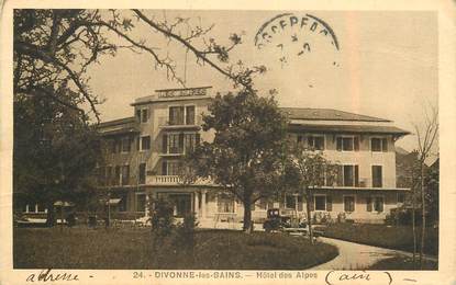 CPA FRANCE 01 "Divonne les bains, Hotel des Alpes"