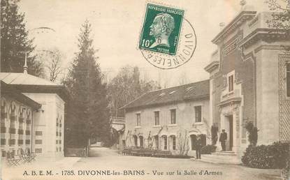 CPA FRANCE 01 "Divonne les bains,  vue sur la Salle d'Armes"