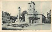 01 Ain CPA FRANCE 01 "Divonne les bains, l'Eglise et le monument aux morts"