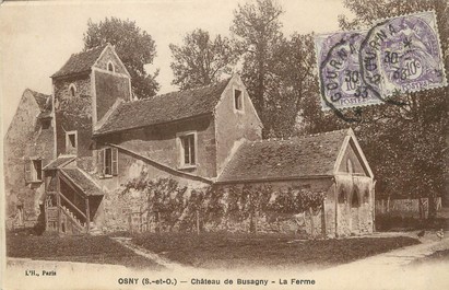 / CPA FRANCE 95 "Osny, château de Busagny, la ferme"