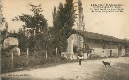 CPA FRANCE 38 "Chapareillan, le pont royal"