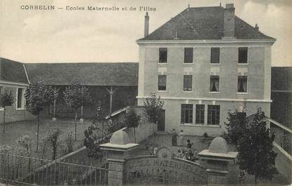 CPA FRANCE 38 " Corbelin, Ecoles maternelle et de filles"