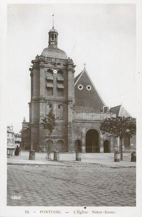 / CPSM FRANCE 95 "Pontoise, l'église Notre Dame"