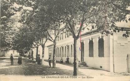 CPA FRANCE 38 " La Chapelle de la Tour, les Ecoles"