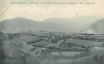 CPA FRANCE 38 " Env. du monestier de Clermont, Sinard"