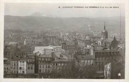 CPSM FRANCE 63 "Clermont Ferrand, vue générale et le puy de Dome"