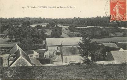 / CPA FRANCE 95 "Grisy les Platres, ferme de Berval"