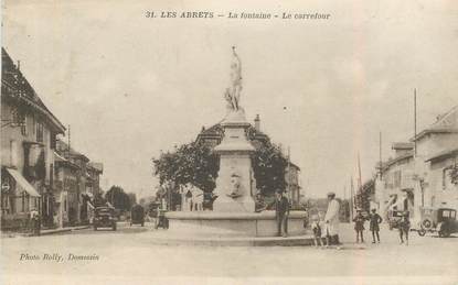 CPA FRANCE 38 "Les Abrets, la fontaine"