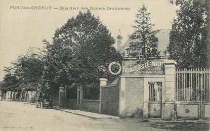 CPA FRANCE 38 "Pont de Chéruy, quartier des usines Grammont"