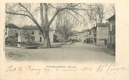 CPA FRANCE 38 "Pont de Chéruy  "