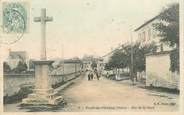 38 Isere CPA FRANCE 38 "Pont de Chéruy, rue de la gare"