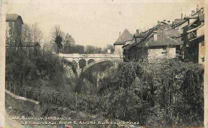 / CPSM FRANCE 74 "Rumilly, le nouveau pont"