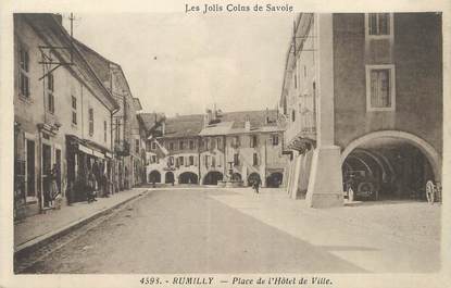 / CPA FRANCE 74 "Rumilly, place de l'hôtel de ville"