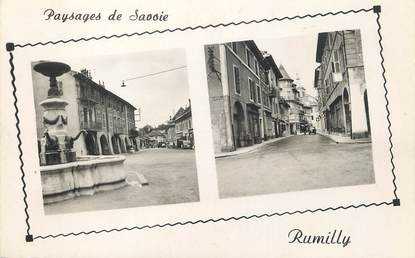 / CPSM FRANCE 74 "Rumilly, les Arcades"