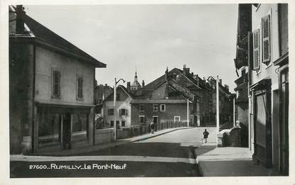 / CPSM FRANCE 74 "Rumilly, le pont Neuf"