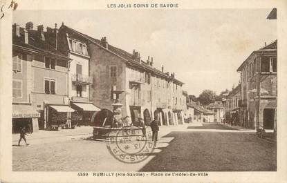 / CPA FRANCE 74 "Rumilly, place de l'hôtel de ville "