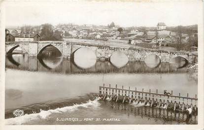/ CPSM FRANCE 87 "Limoges, pont Saint Martial"