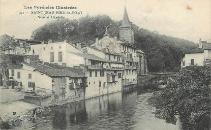 / CPA FRANCE 64 "Saint Jean Pied de Port, nive et citadelle"