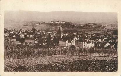 / CPA FRANCE 38 "La Côte Saint André, vue générale prise de l'intérieur des vignes"