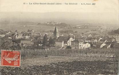 / CPA FRANCE 38 "La Côte Saint André, vue générale "