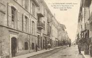 38 Isere / CPA FRANCE 38 "La Côte Saint André, la rue de la république et la maison natale de Berlioz"
