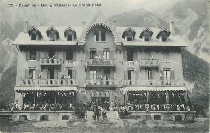 / CPA FRANCE 38 "Bourg d'Oisans, le grand hôtel"