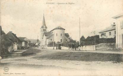 / CPA FRANCE 38 "Fitilieu, quartier de l'église"
