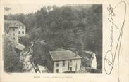 38 Isere / CPA FRANCE 38 "Rives, la cascade et la gorge d'Alivet"