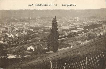 / CPA FRANCE 38 " Bourgoin, vue générale "