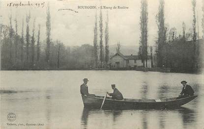 / CPA FRANCE 38 "Bourgoin, l'étang de Rozière"