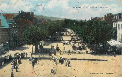 / CPA FRANCE 38 "Bourgoin, le Champ de Mars"