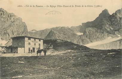 / CPA FRANCE 73 "Col de la Vanoise, le refuge Félix Faure et la pointe de la Glière"