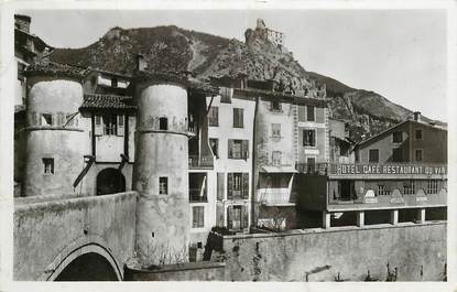 CPSM FRANCE 04 "Entrevaux, le Pont levis et le chateau"