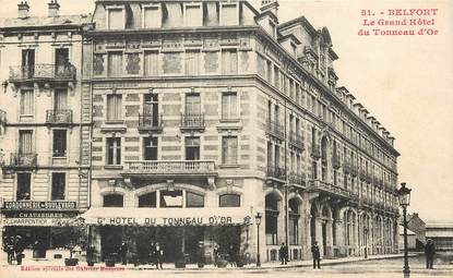 CPA FRANCE 90 "Belfort, le Grand Hôtel du Tonneau d'Or"