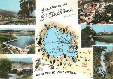 / CPSM FRANCE 63 "Souvenir de Saint Anthème"