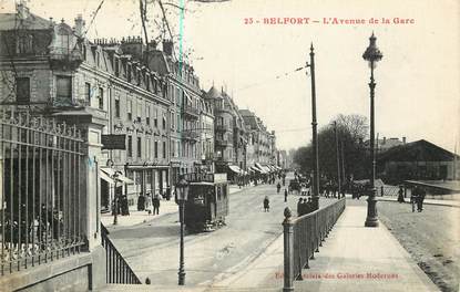 CPA FRANCE 90 "Belfort, avenue de la gare"