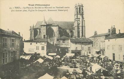 / CPA FRANCE 54 "Toul,  la place du marché" /  TOUL PITTORESQUE